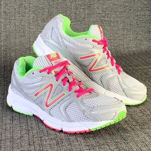New Balance 490V2 Running Shoes - Womens 8 - sneakers W490SGL2 gray pink green